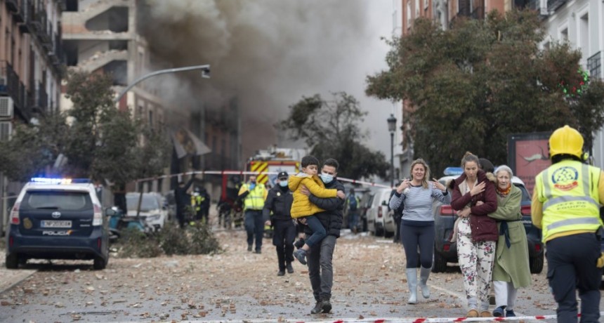 FUERTE EXPLOSION EN MADRID