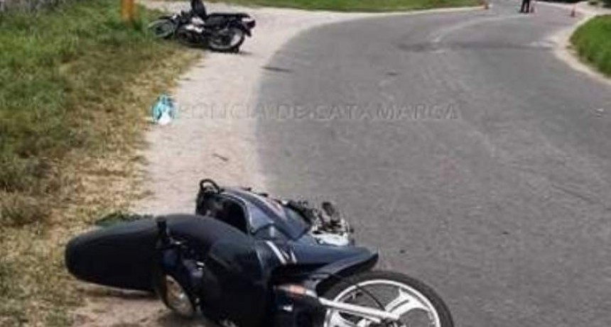 UN ACCIDENTE DE MOTOS DEJO TRES HERIDOS