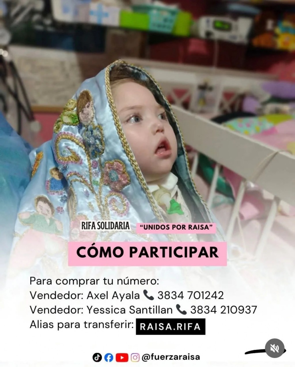 Un auto como premio y un objetivo urgente: ayudar a una nena catamarqueña