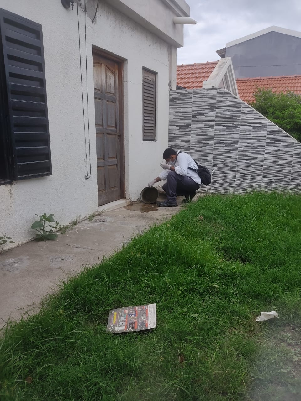 TRABAJOS DE BLOQUEO ANTE UN NUEVO CASO DE DENGUE