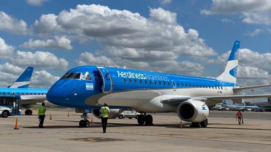AEROLÍNEAS ARGENTINA CON MEDIDAS DE FUERZA
