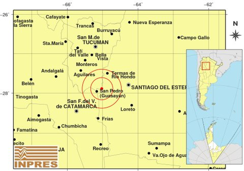 TEMBLOR EN CATAMARCA