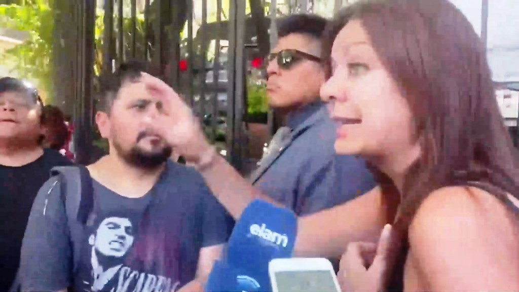 Sandra Pettovello salió a la calle en medio de una protesta: “Voy a recibir a la gente que tiene hambre, no a los referentes”