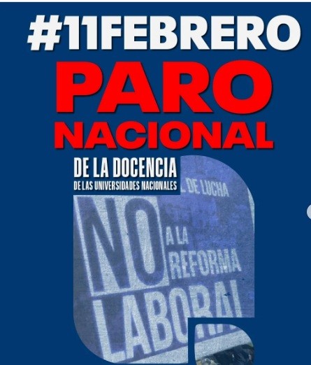 Universidades nacionales: paro y protesta en defensa del salario docente