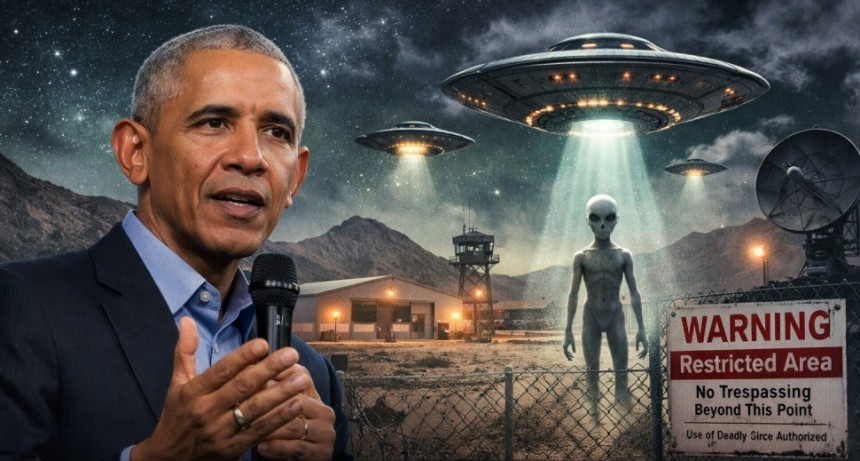 Barack Obama afirmó que los extraterrestres existen y reavivó la polémica sobre el Área 51: “Son reales”