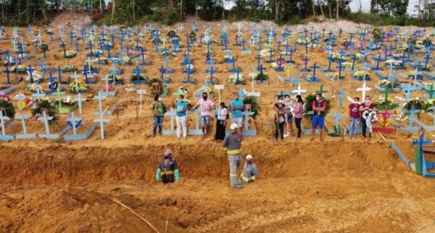BRASIL REGISTRO UN NUEVO RECORD DE MUERTE POR CORONAVIRUS