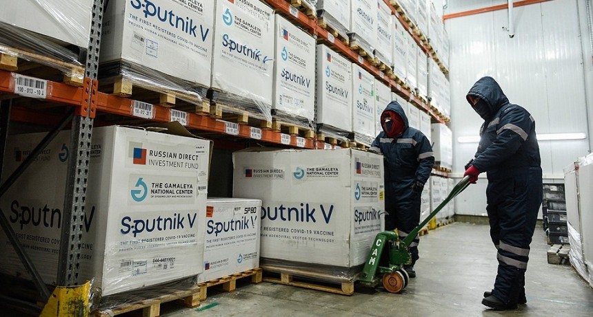 MAS VACUNAS SPUTNIK V ARRIBAN A LA ARGENTINA