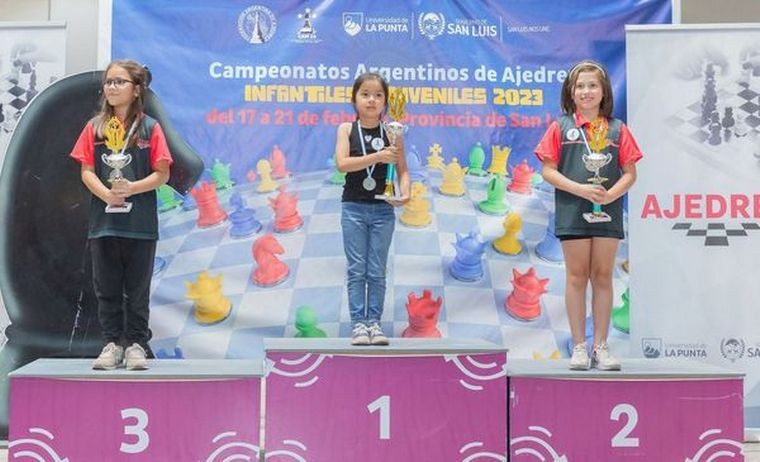 Una niña salteña de 6 años se consagró campeona nacional de ajedrez