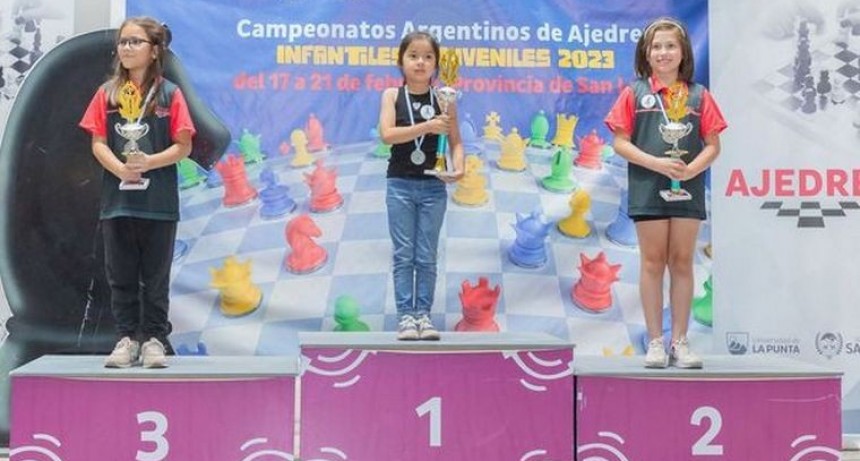 Una niña salteña de 6 años se consagró campeona nacional de ajedrez