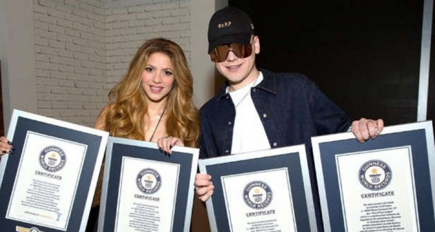 ¡Shakira y Bizarrap la rompen! Consiguen 4 récords Guinness