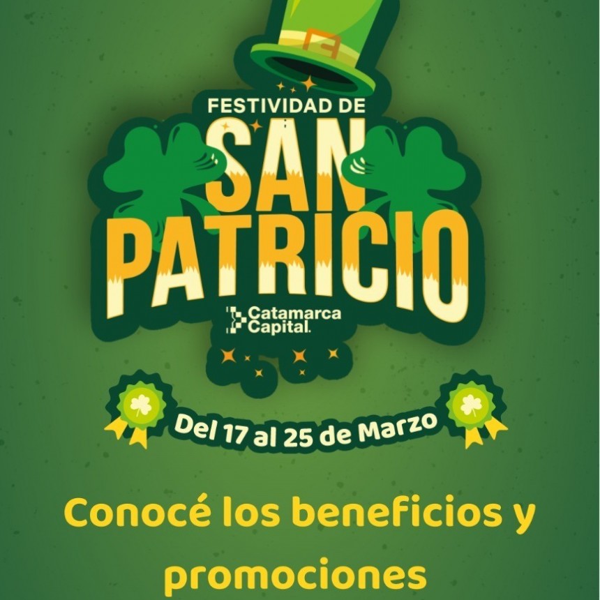 Este sábado continúan los festejos de San Patricio 