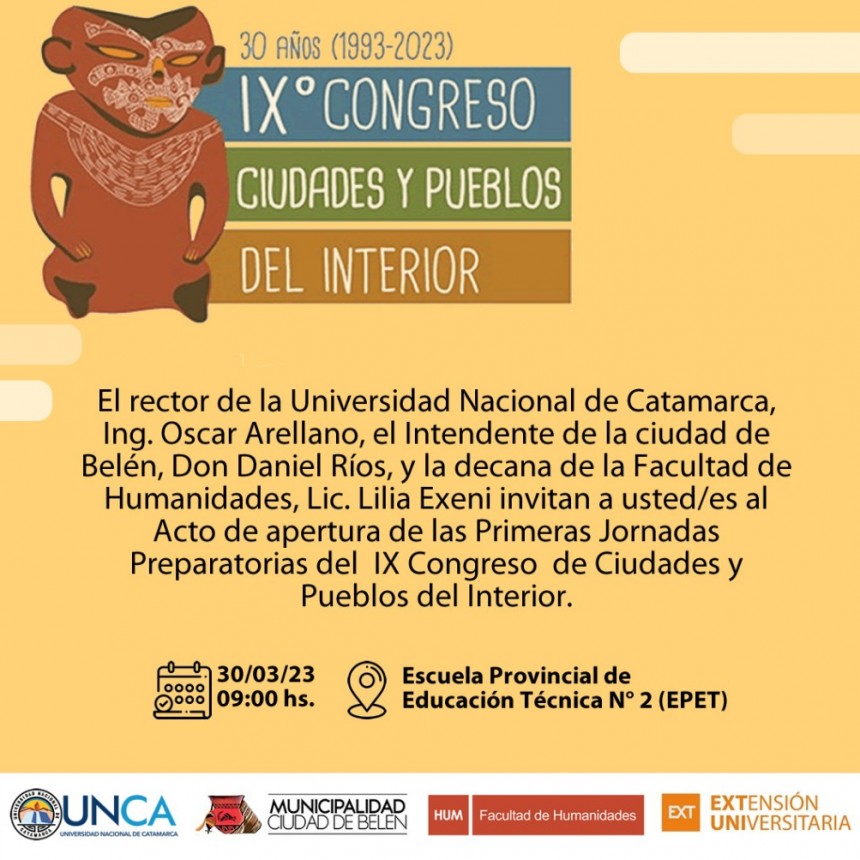 Se realizan en Belén las Primeras Jornadas Preparatorias para el IX Congreso de Ciudades y Pueblos del Interior