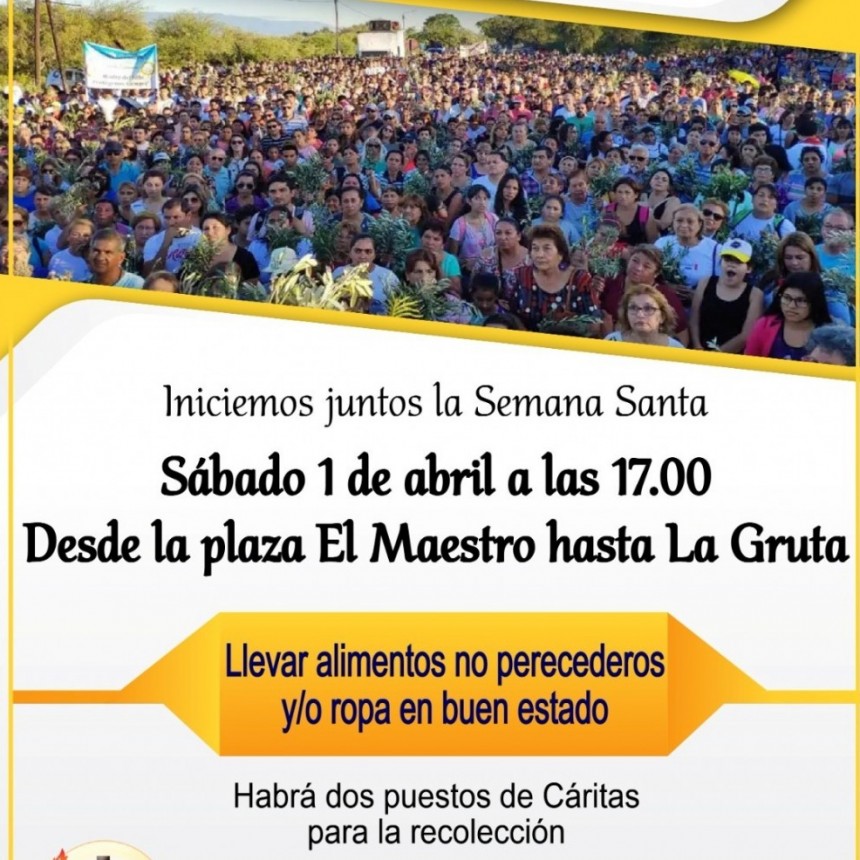 Este sábado se realiza la Peregrinación del Pueblo de Dios