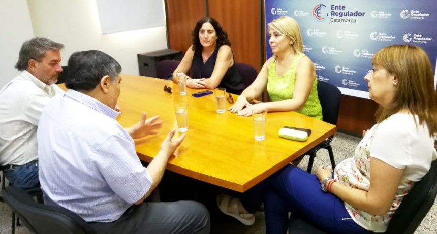 Autoridades del Ente Regulador recibieron a la Union Comercial