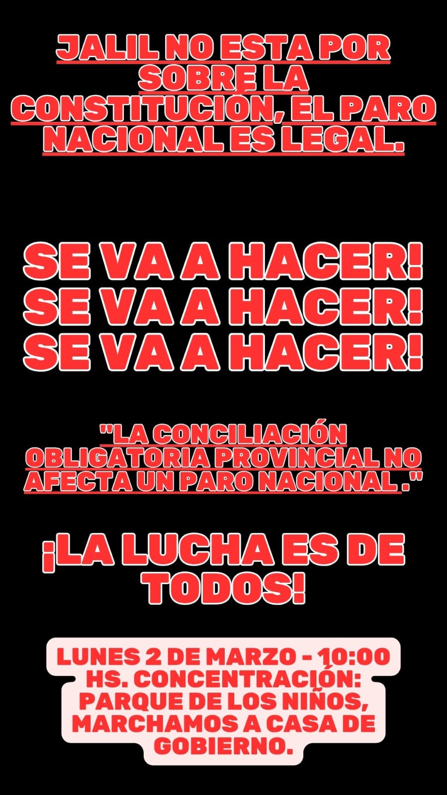 Docentes autoconvocados ratifican paro activo y convocan a marcha a Casa de Gobierno