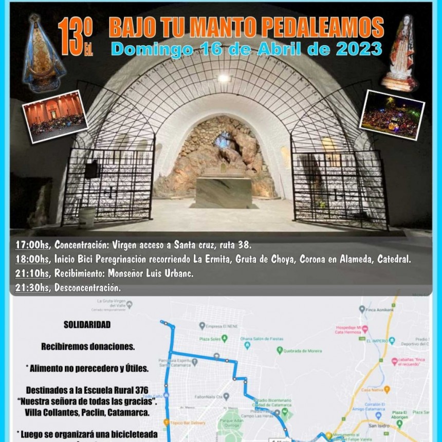 Biciperegrinos se preparan para honrar a la Virgen