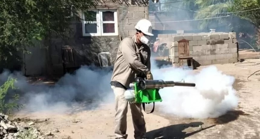 Por el dengue, hoy se volvió a fumigar en la Capital