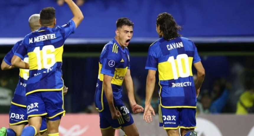 Boca le ganó a Sportivo Trinidense 1-0 por la Copa Sudamericana