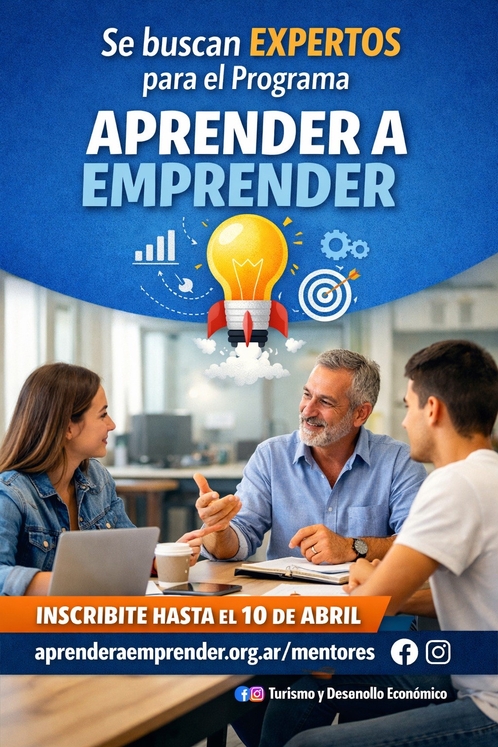 Convocan a expertos para guiar a j&oacute;venes en el programa Aprender a Emprender