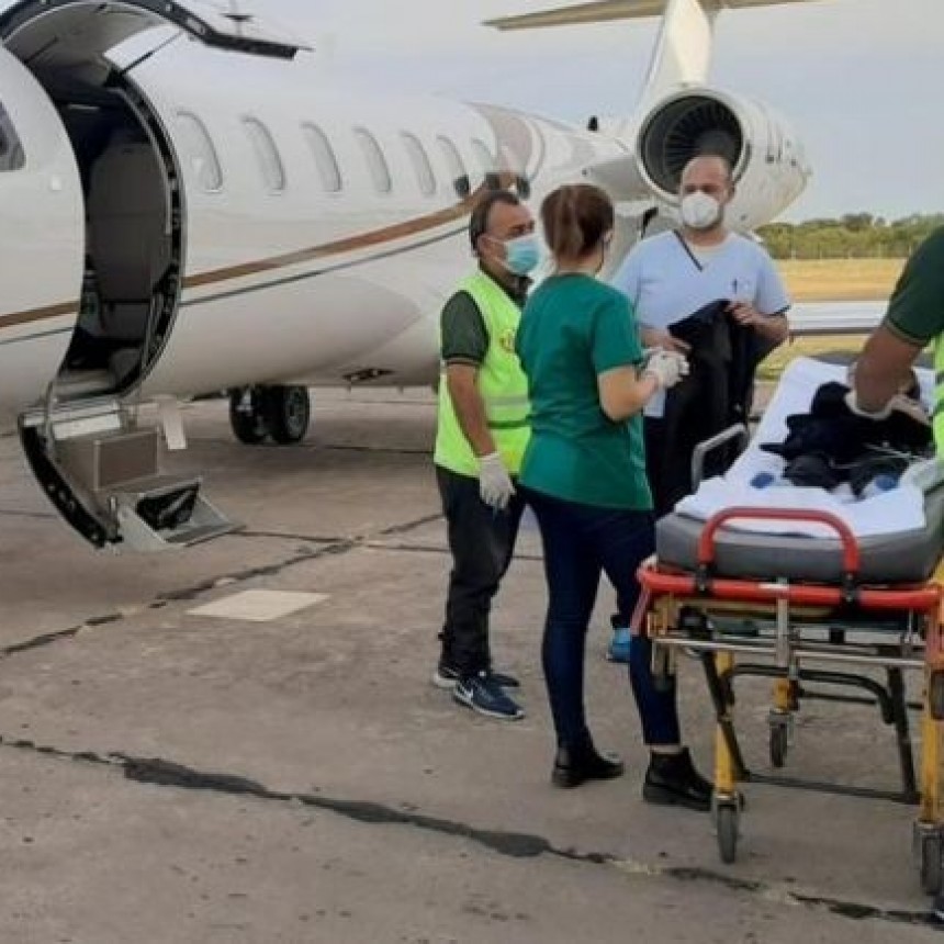 Nuevo traslado sanitario de un niño en la provincia