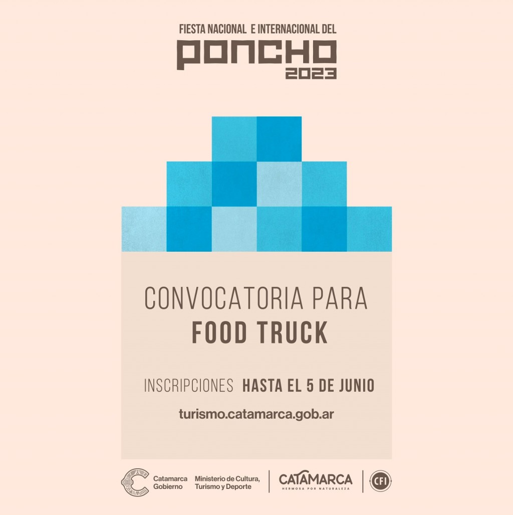 Poncho 2023: Convocatoria para espacios comerciales y food trucks