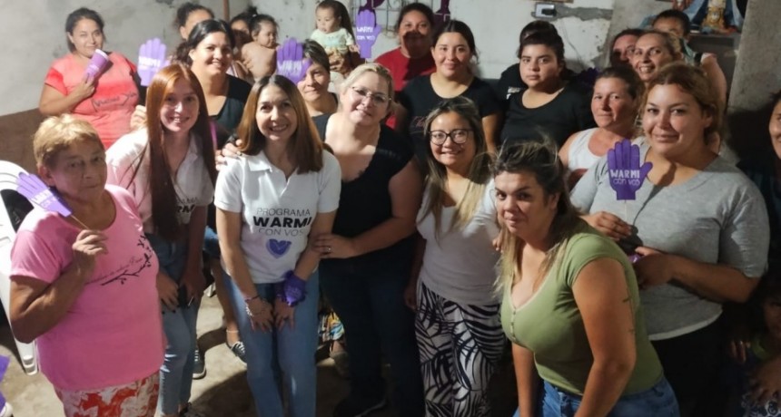 El Programa “Warmi con Vos” llegó a 50 espacios comunitarios