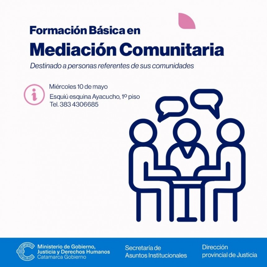 Formación Básica en Mediación Comunitaria