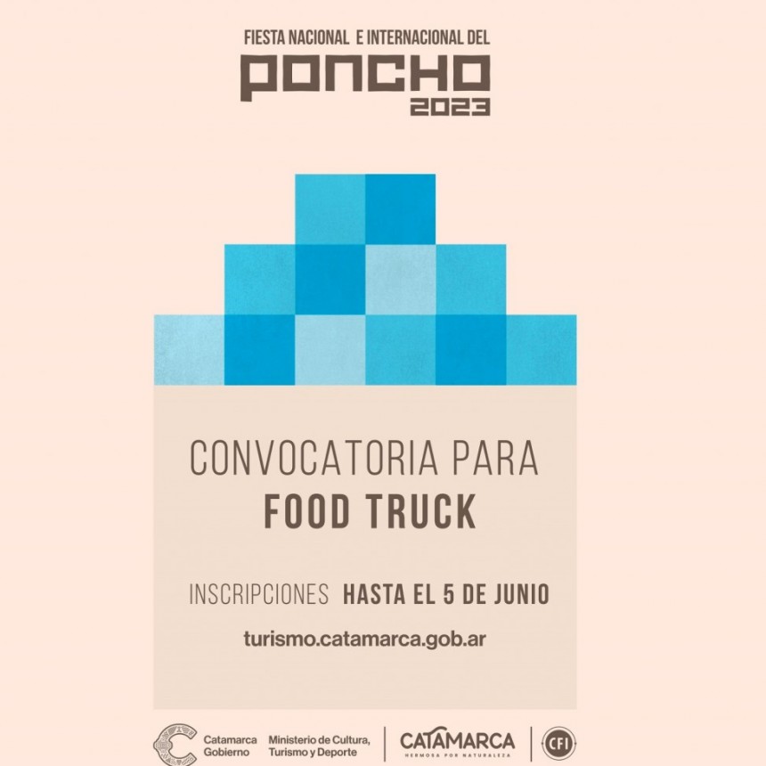 Poncho 2023: Convocatoria para espacios comerciales y food trucks