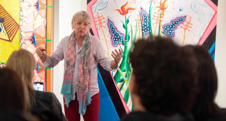 Nicolás Leiva inauguró su muestra en el Bellas Artes