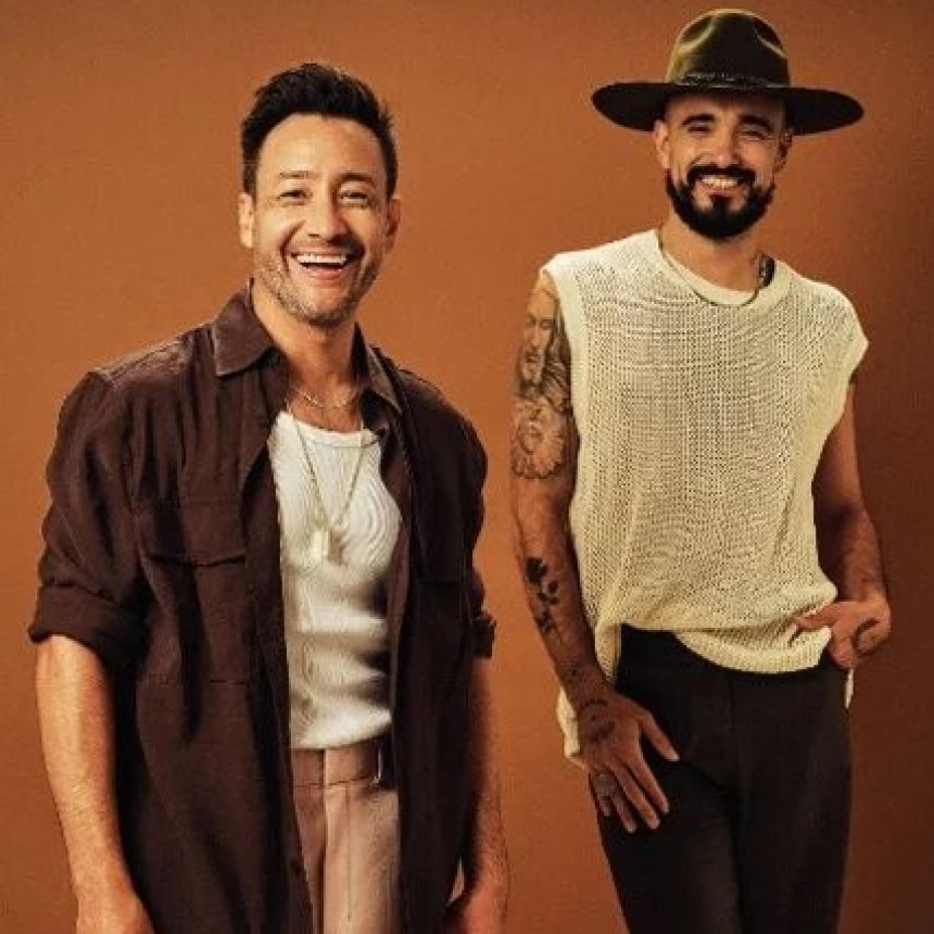Abel Pintos y Luciano Pereyra en el Luna Park