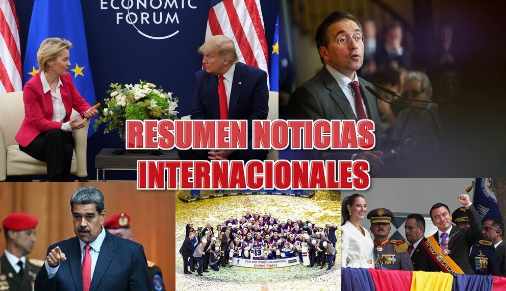 Las 5 Noticias Internacionales Más Relevantes del 25 de Mayo de 2025