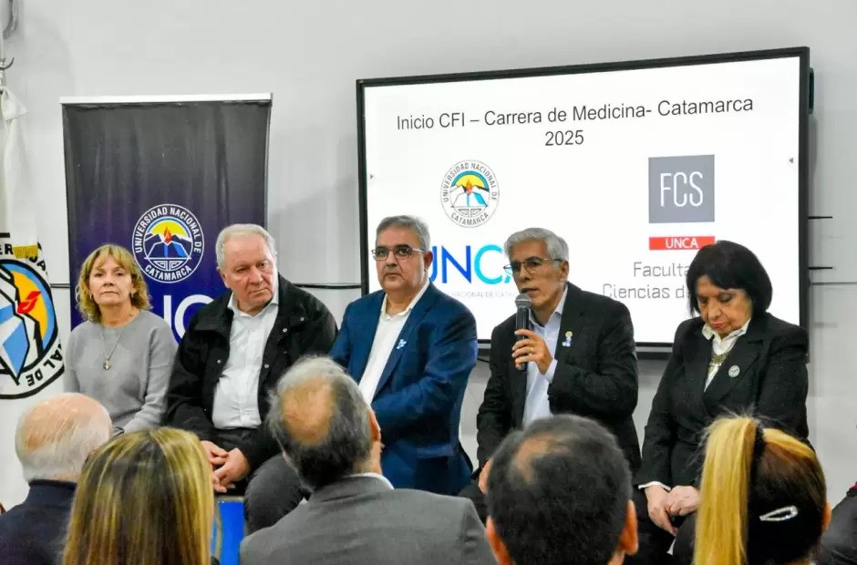 Día histórico en la educación catamarqueña: se inauguró oficialmente la carrera de Medicina en la UNCA