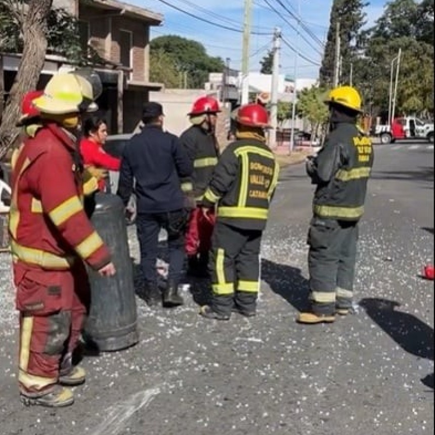 Explosión por pérdida de gas casi causa una tragedia en Valle Viejo