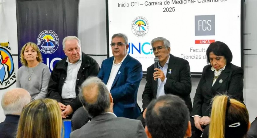 Día histórico en la educación catamarqueña: se inauguró oficialmente la carrera de Medicina en la UNCA