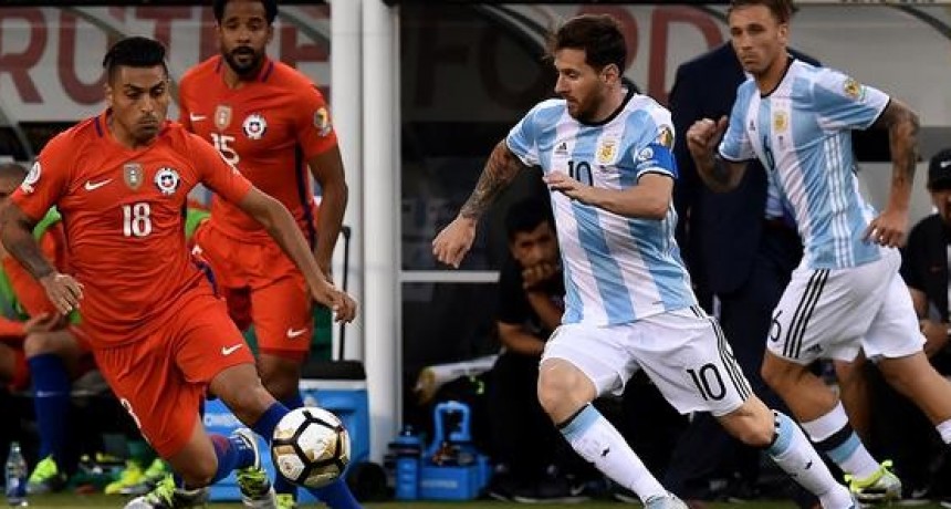 ARGENTINA VS CHILE, HORARIO, TV Y FORMACIONES