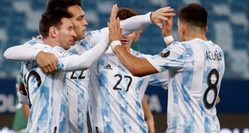 ARGENTINA GANO, GUSTO Y GOLEO