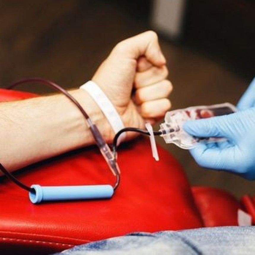 Colecta por el día Mundial del Donante de Sangre
