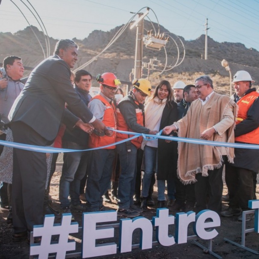 Inauguran histórica obra energética que beneficiará al Norte de Belén 