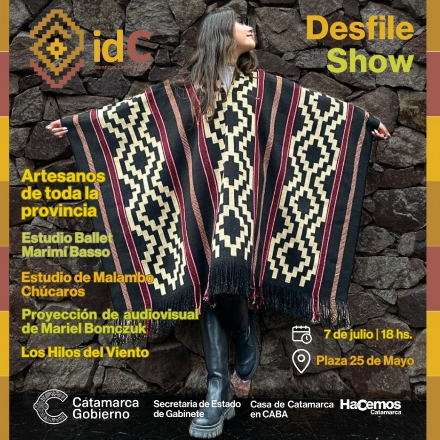 La Plaza 25 de Mayo se viste de “Identidad Catamarqueña” 