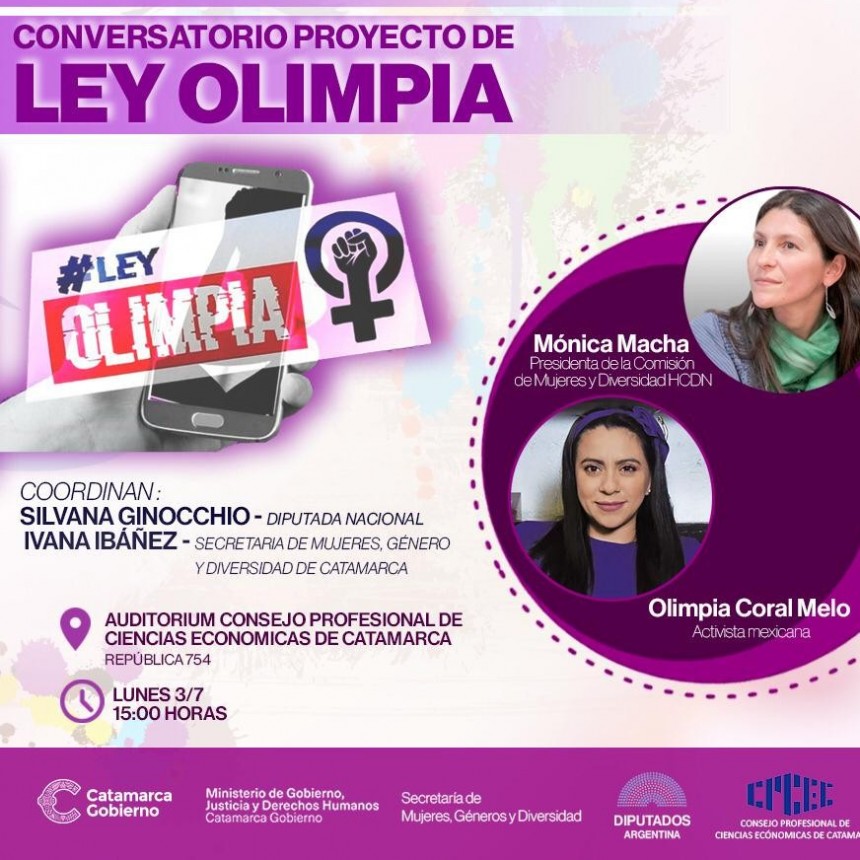 Conversatorio sobre el Proyecto de Ley Olimpia