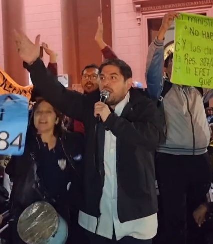 Docentes autoconvocados preparan nueva marcha provincial para este sábado