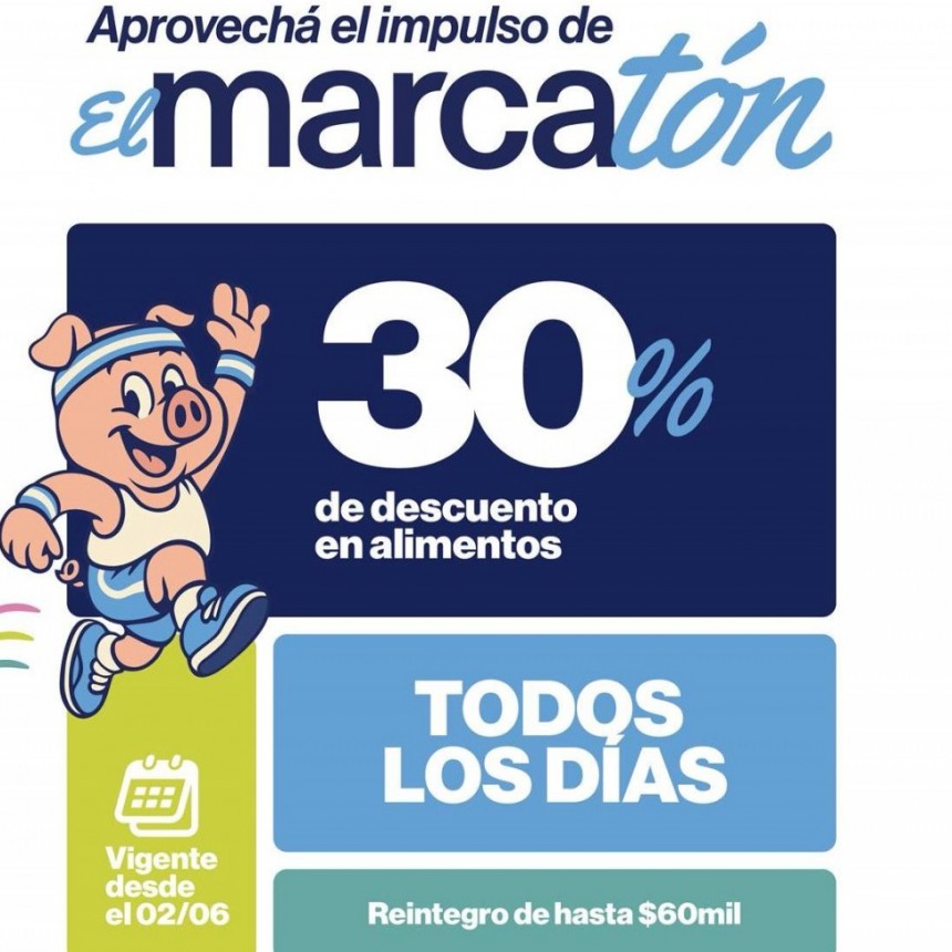 Empezó el Marcatón con precios bajos y cuotas sin interés