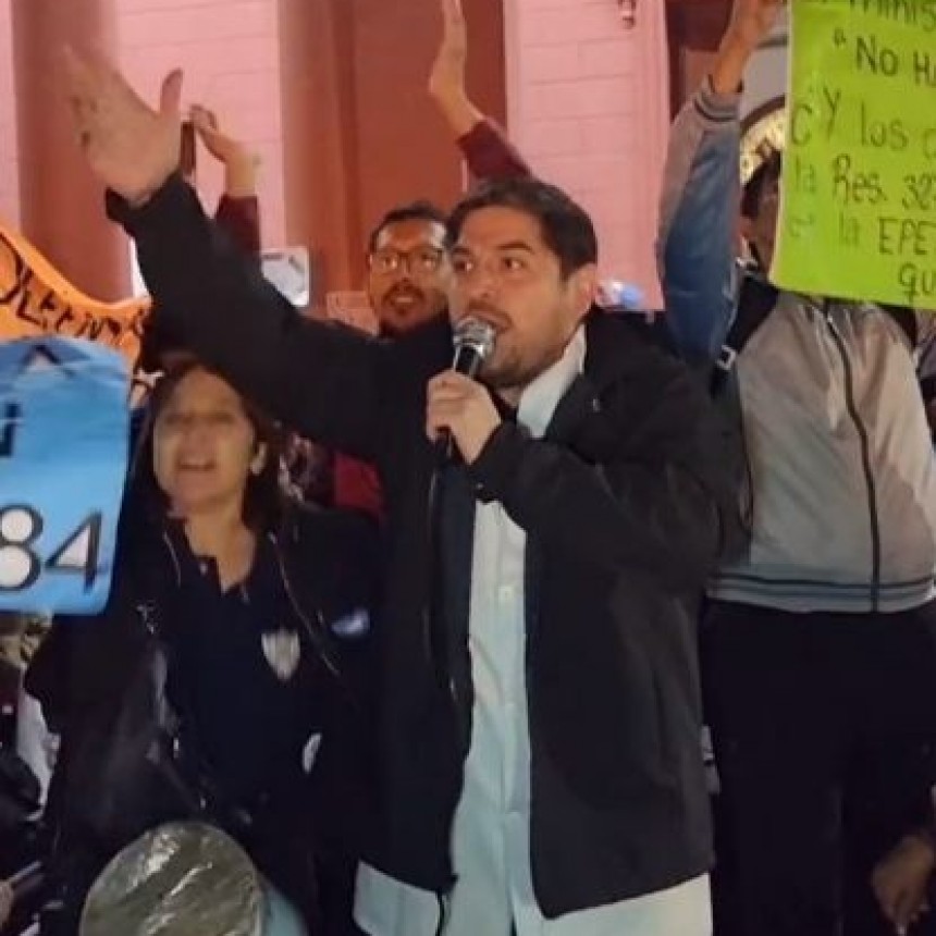 Docentes autoconvocados preparan nueva marcha provincial para este sábado