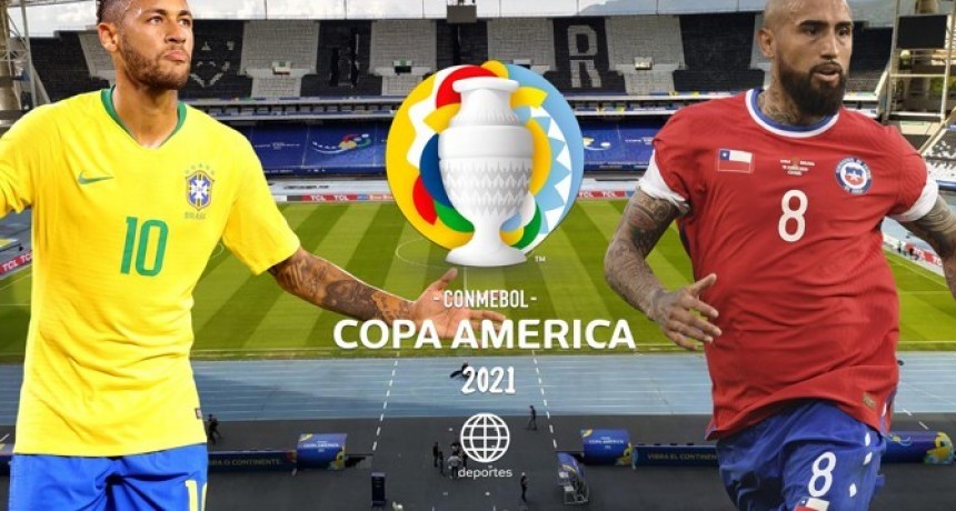 BRASIL Y CHILE POR LOS CUARTOS