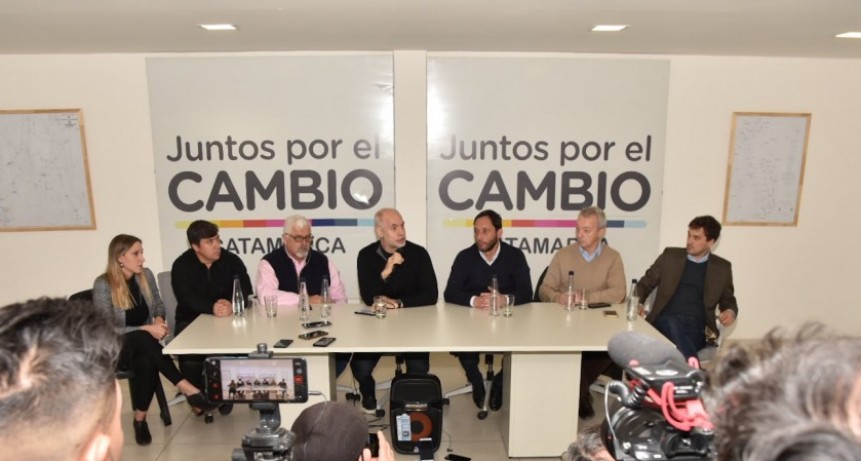 Larreta hizo campaña en Catamarca ante la indiferencia de la UCR local