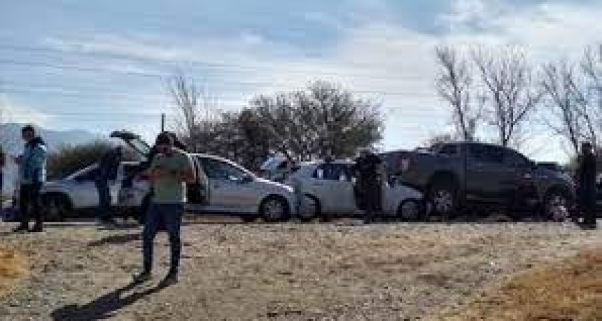 Choque en cadena en la Ruta Nacional 38