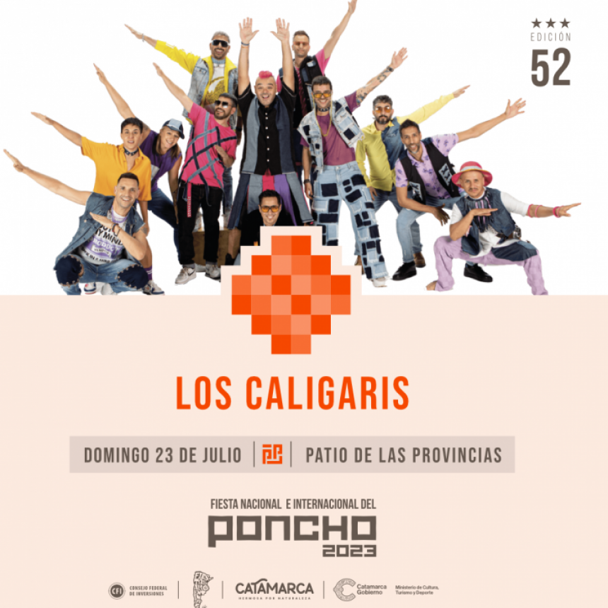 Los Caligaris pondrán diversión y color en el cierre del Patio de las Provincias