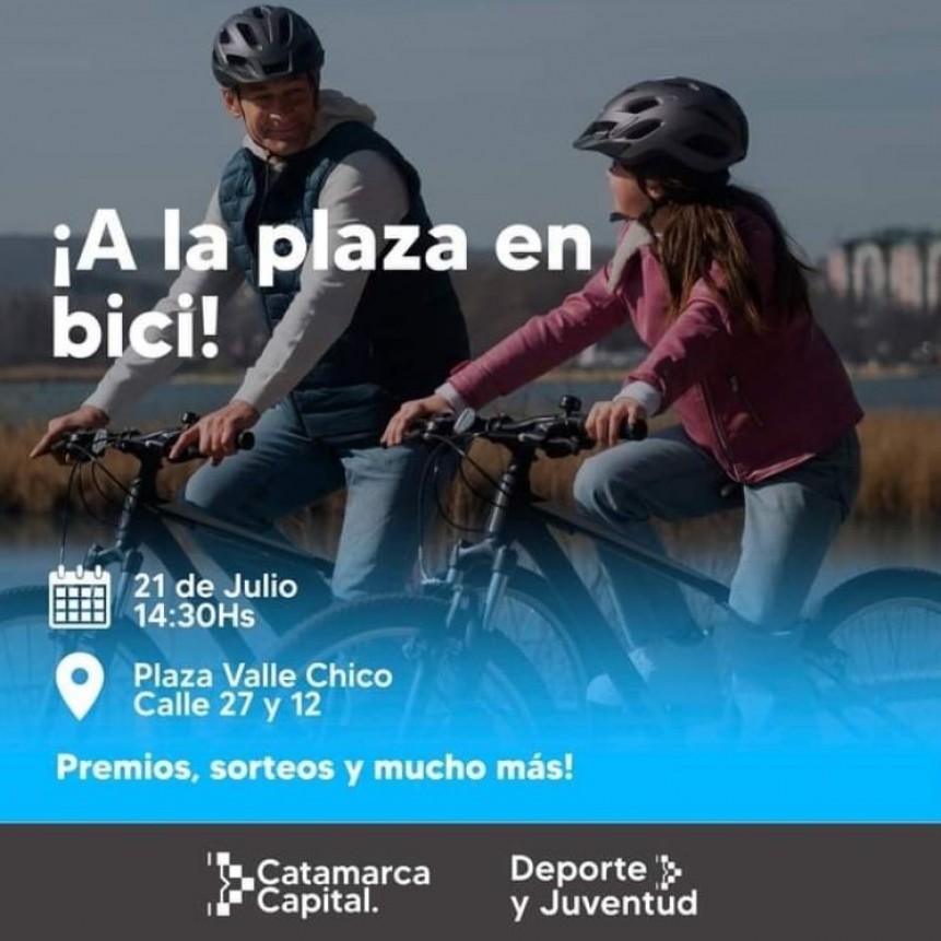 “¡A la plaza en bici!