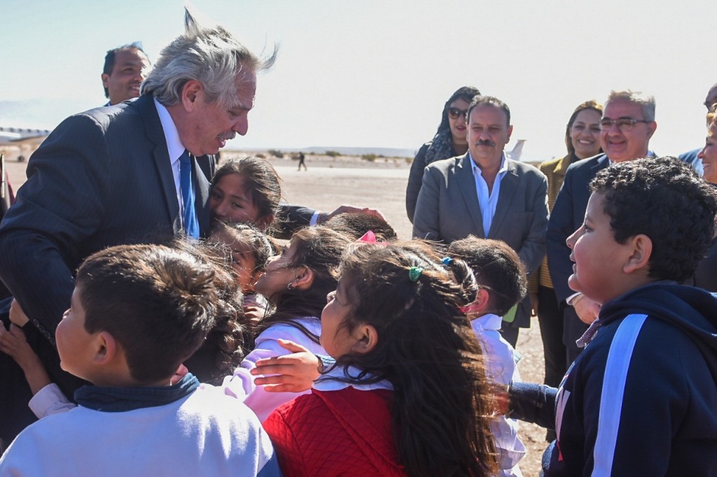El presidente Alberto Fernández visitó el proyecto Tres Quebradas en Fiambalá 