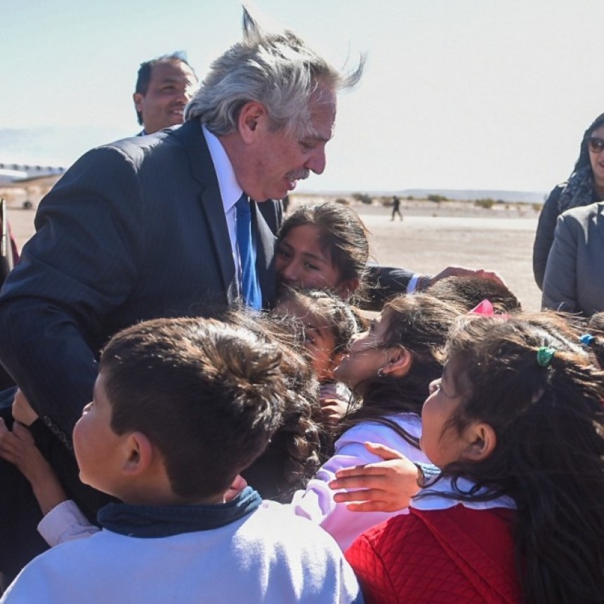 El presidente Alberto Fernández visitó el proyecto Tres Quebradas en Fiambalá 